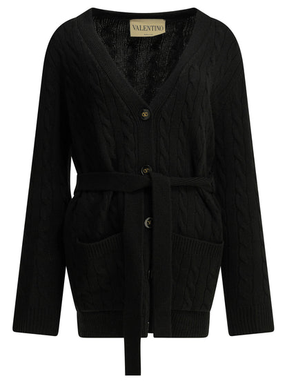 Cashmere cable-knit cardigan Knitwear
