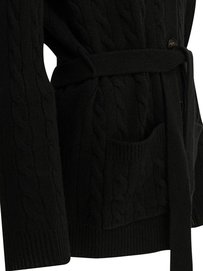 Cashmere cable-knit cardigan Knitwear