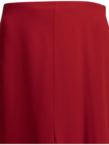 Flared midi skirt in silk Skirts