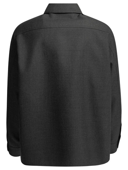 "VLogo" Overshirt Jacket Jackets and Coats