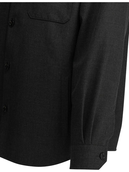"VLogo" Overshirt Jacket Jackets and Coats