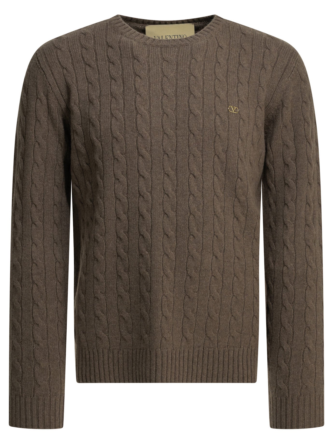 "VLogo" Crew-Neck Sweater Knitwear
