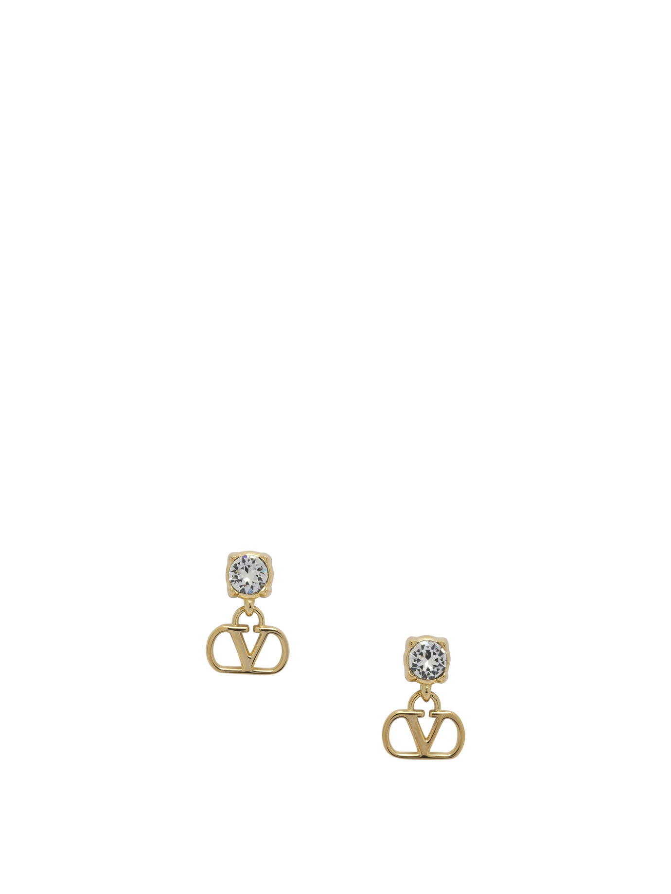 "VLogo Signature with Swarovski®" Pin Earrings Jewels
