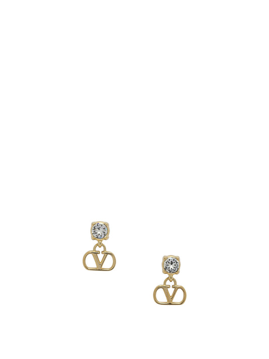 "VLogo Signature with Swarovski®" Pin Earrings Jewels