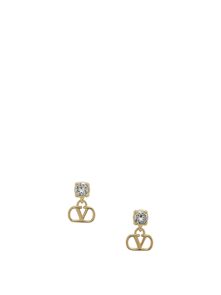 "VLogo Signature with Swarovski®" Pin Earrings Jewels