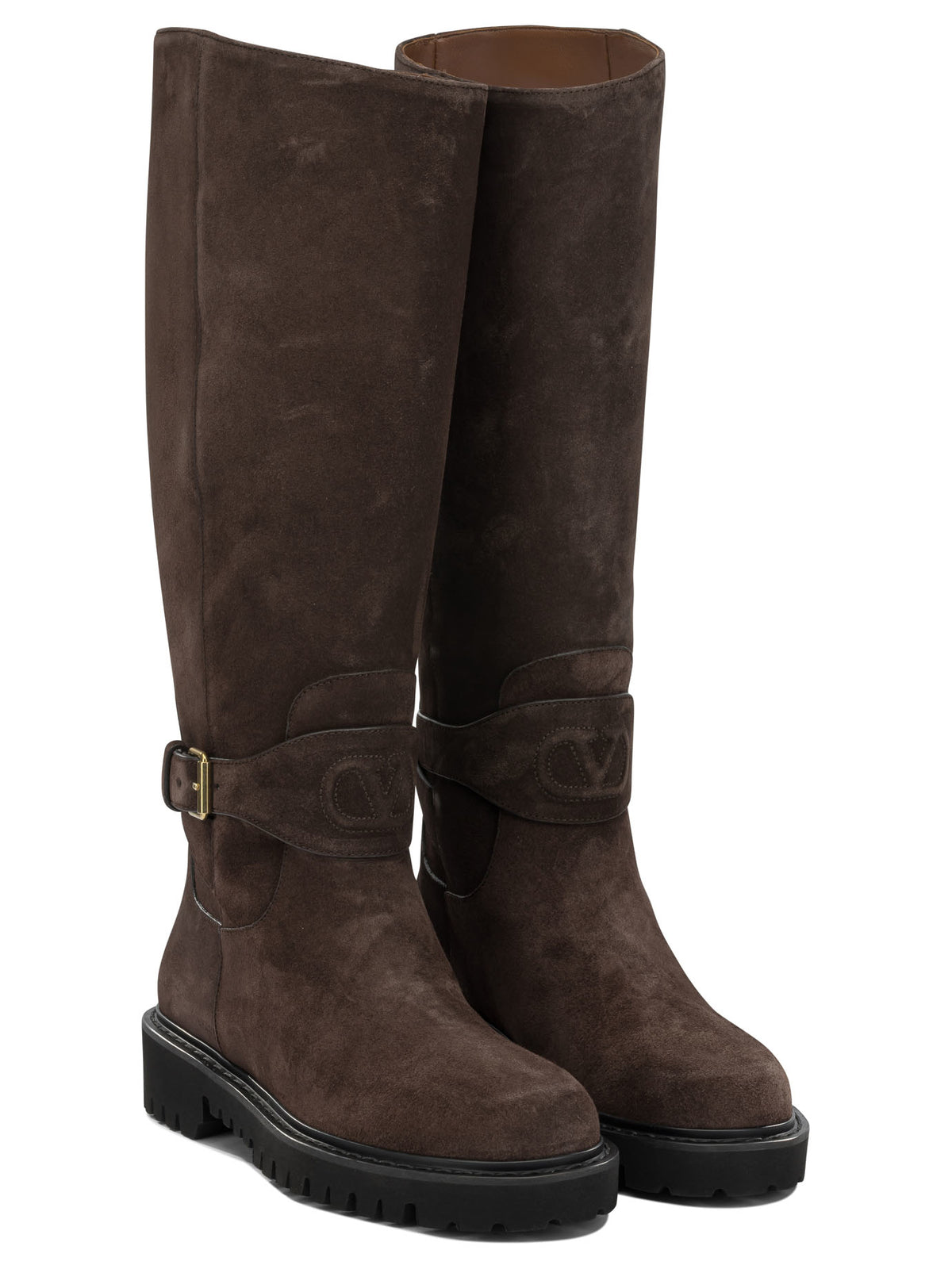 "VLogo" Knee-High Boots Boots and Ankle Boots
