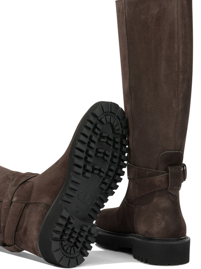 "VLogo" Knee-High Boots Boots and Ankle Boots