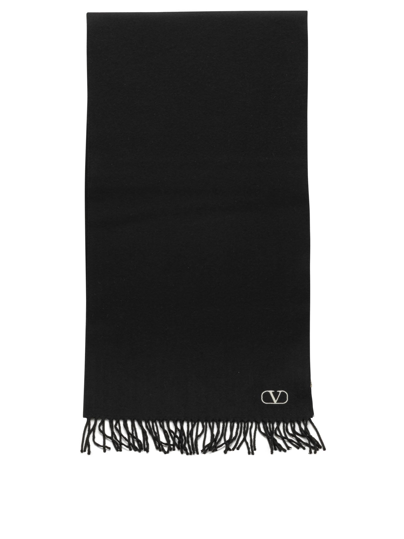 "VLogo" Fringed Scarf Sciarpe & Foulard