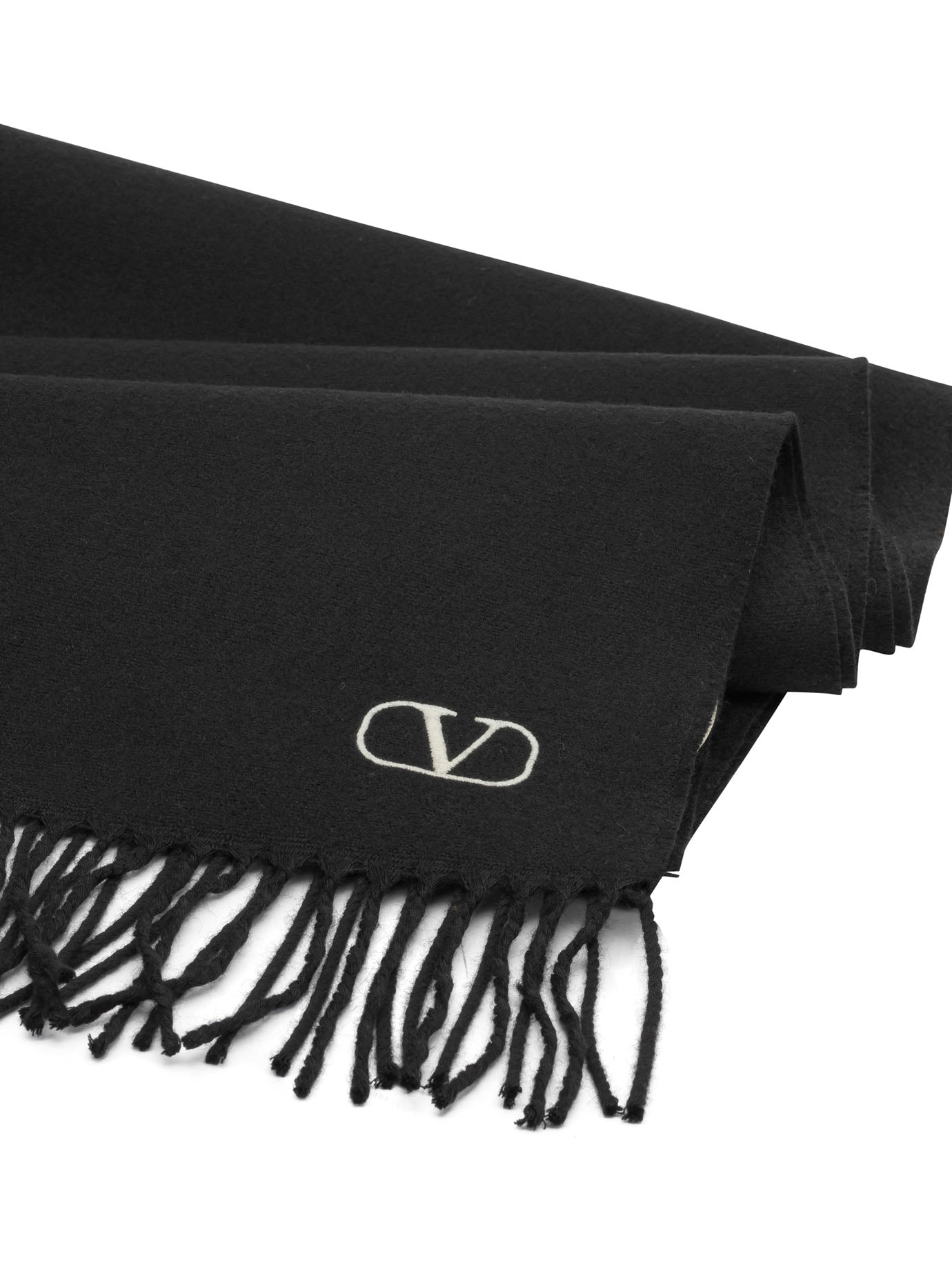 "VLogo" Fringed Scarf Sciarpe & Foulard