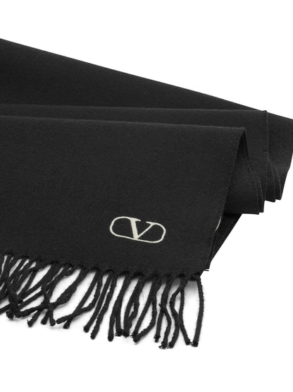 "VLogo" Fringed Scarf Sciarpe & Foulard