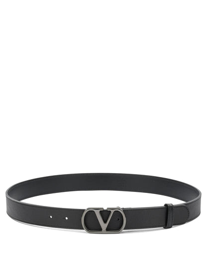 "VLogo Signature" Leather Belt Belts