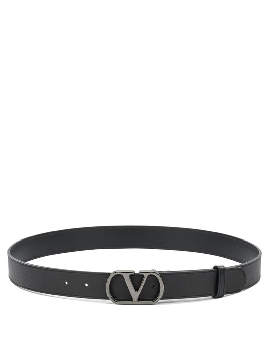 "VLogo Signature" Leather Belt Belts