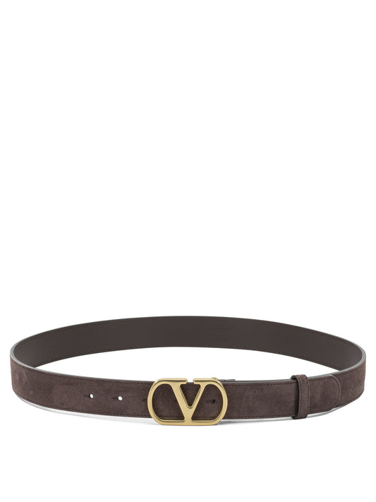 "VLogo Signature" Leather Belt Belts