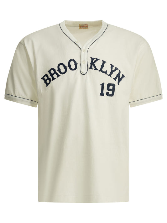 "Brooklyn 19' Baseball" Henley T-shirt T-shirts