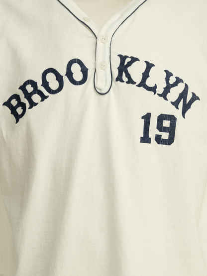 "Brooklyn 19' Baseball" Henley T-shirt T-shirts