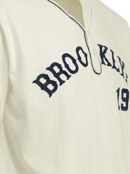 "Brooklyn 19' Baseball" Henley T-shirt T-shirts