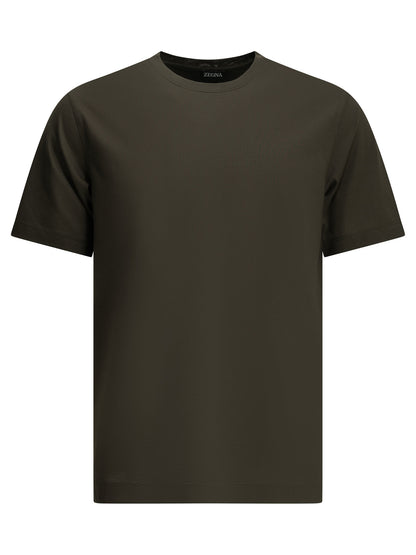 Pure cotton crew-neck T-shirt T-shirts