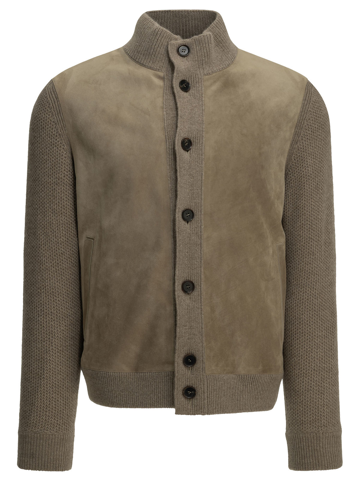 Cashmere and suede overshirt jacket Jackets and Coats