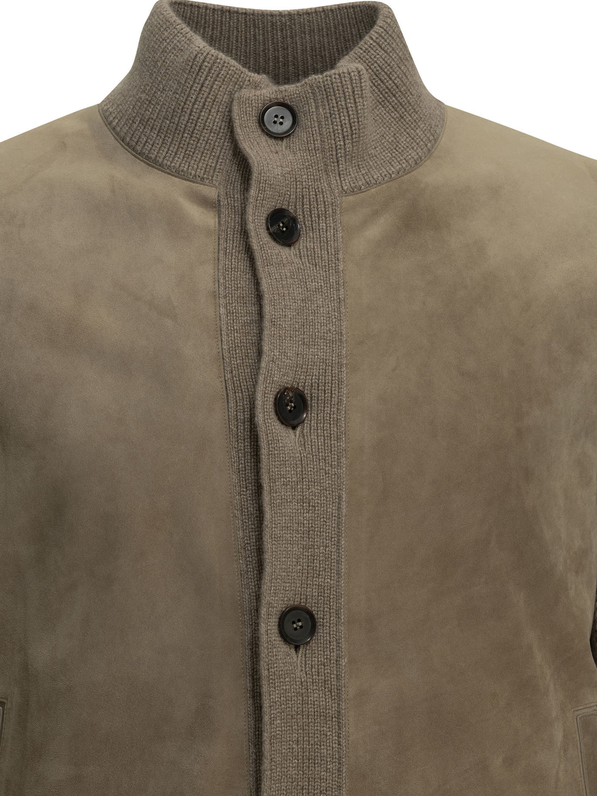 Cashmere and suede overshirt jacket Jackets and Coats