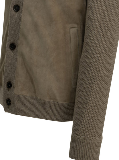 Cashmere and suede overshirt jacket Jackets and Coats