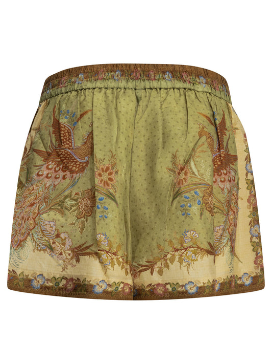 "Indra Relaxed" lace-up shorts Shorts