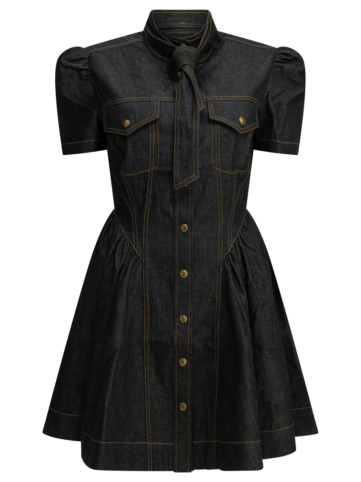 Short denim dress Dresses