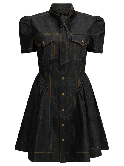 Short denim dress Dresses