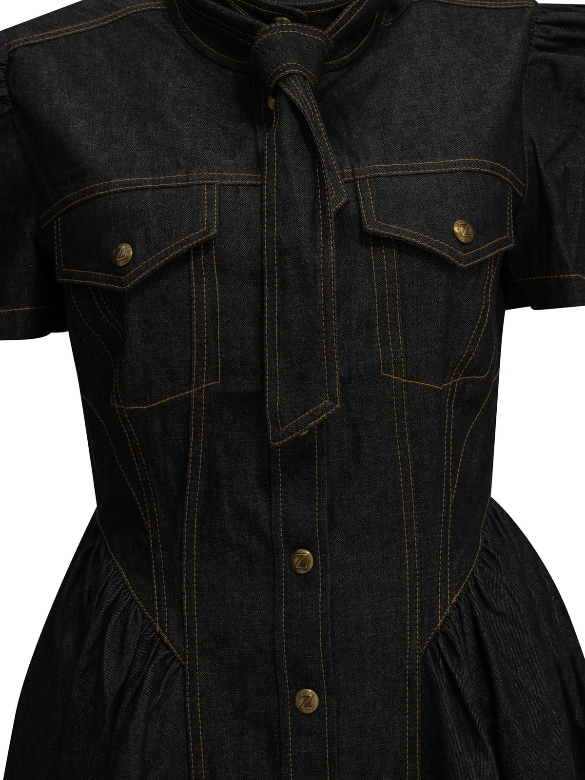 Short denim dress Dresses