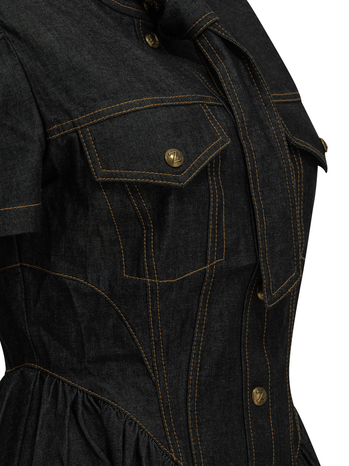 Short denim dress Dresses