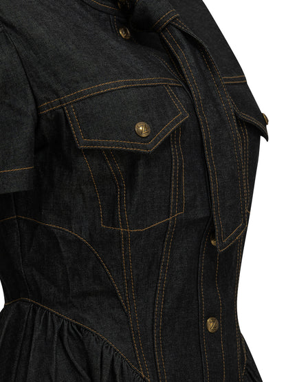 Short denim dress Dresses