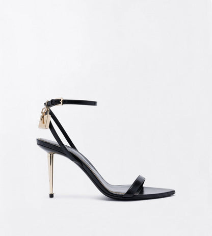 Tom Ford Shiny kid pointy naked sandal