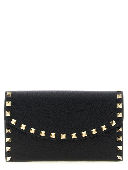 Valentino Garavani 'Rockstud' wallet on chain Wallets, card holders