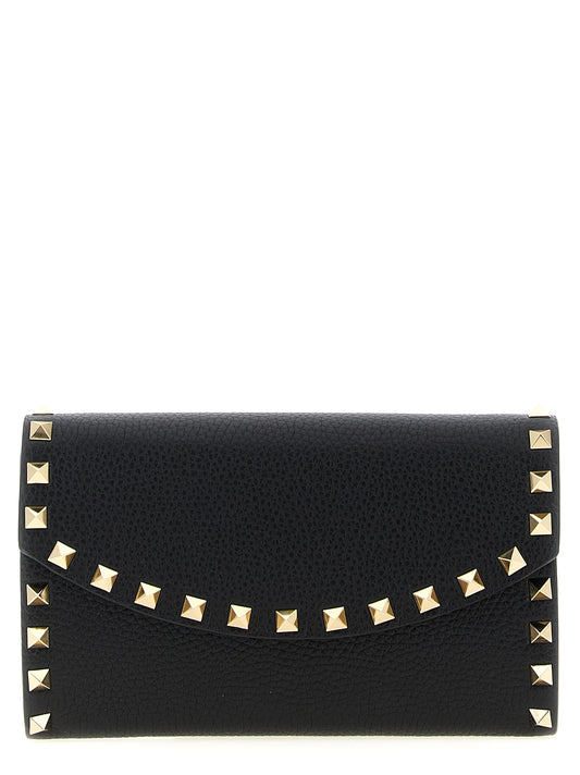 Valentino Garavani 'Rockstud' wallet on chain Wallets, card holders