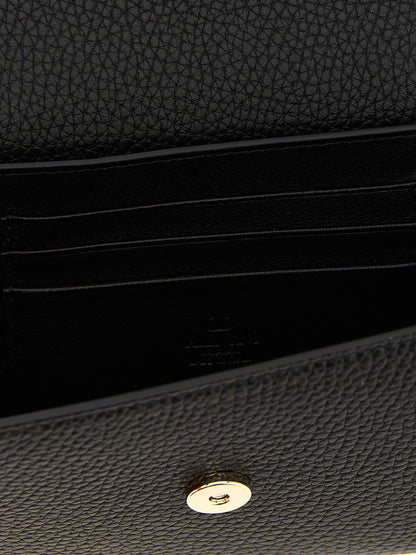 Valentino Garavani 'Rockstud' wallet on chain Wallets, card holders