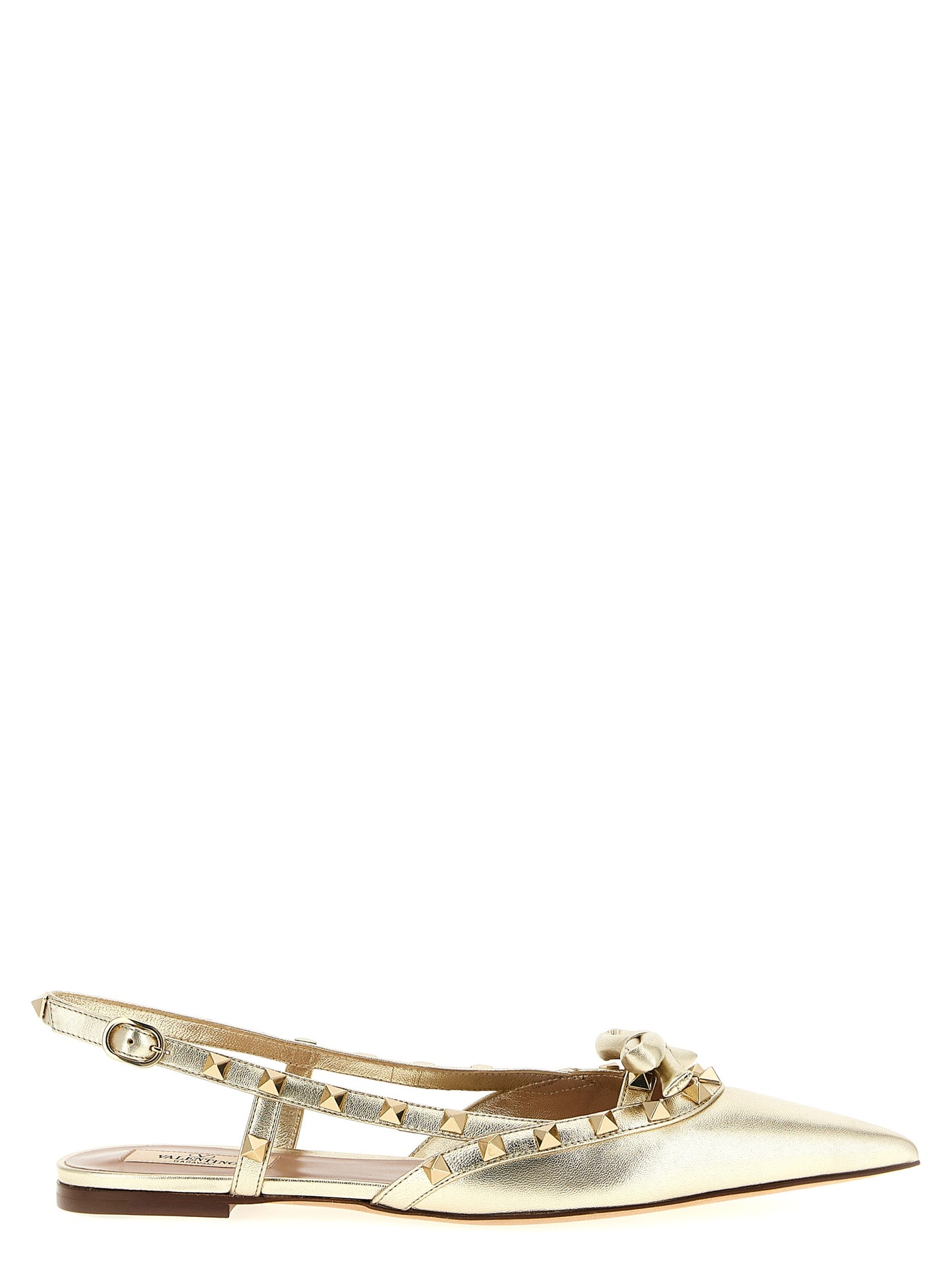 Valentino Garavani 'Rockstud' slingback Flat shoes