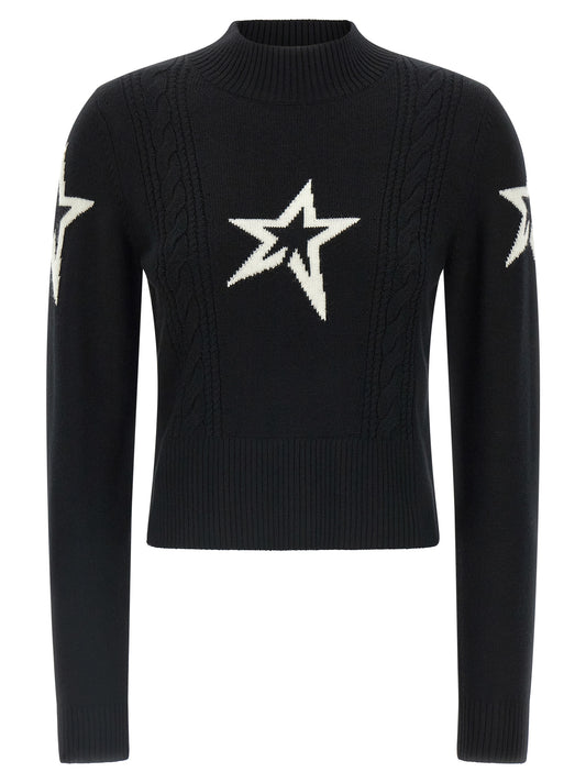'Cable Underwear’ turtleneck sweater Sweater, cardigans