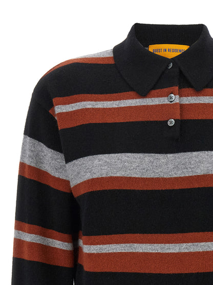 'Collegiate Stripe' polo shirt Polo