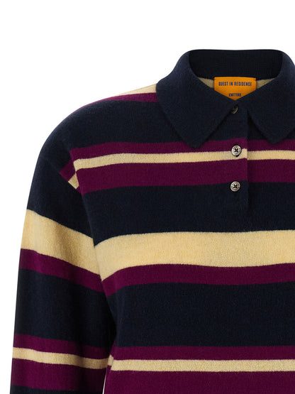 'Collegiate Stripe' polo shirt Polo