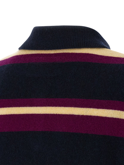 'Collegiate Stripe' polo shirt Polo