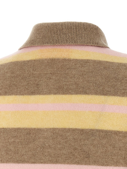 'Collegiate Stripe' polo shirt Polo