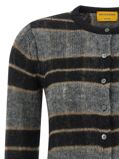 'Shadow Plaid' cardigan Sweater, cardigans