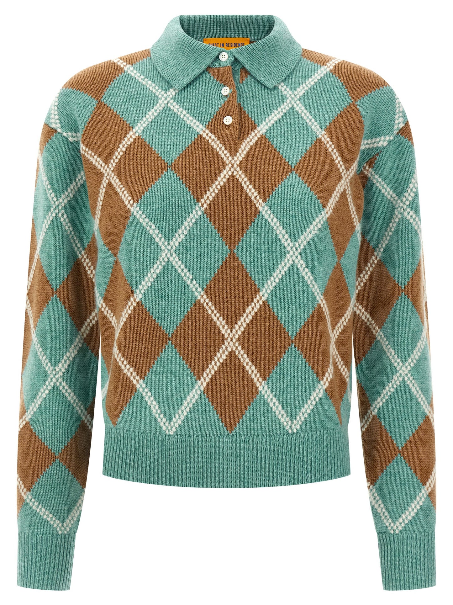 'Collegiate Argyle' polo shirt Polo