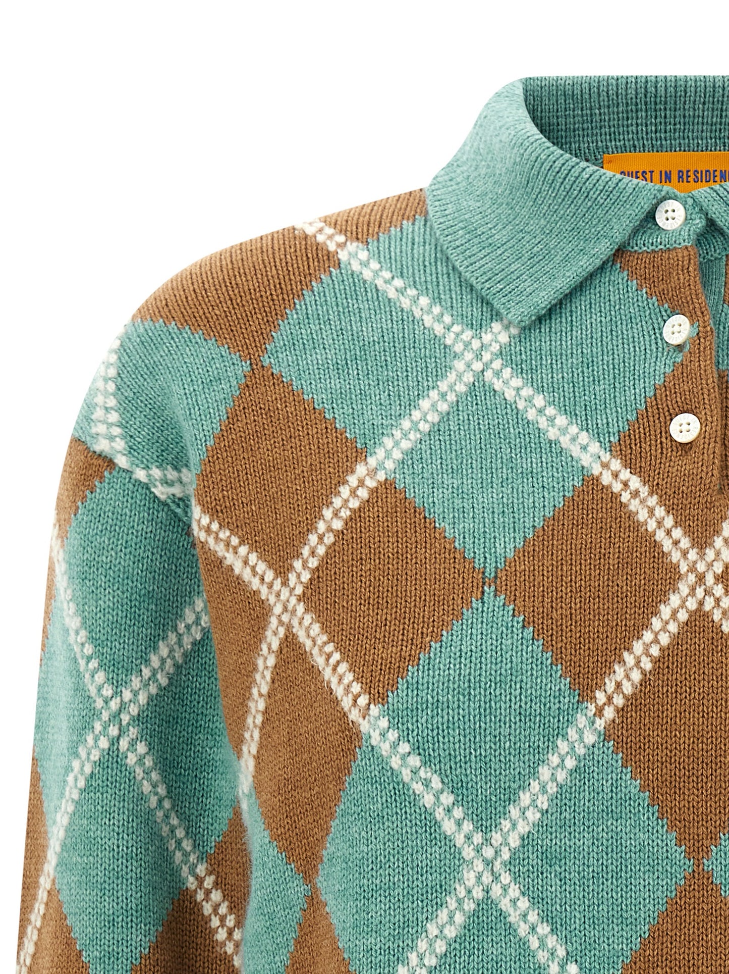 'Collegiate Argyle' polo shirt Polo