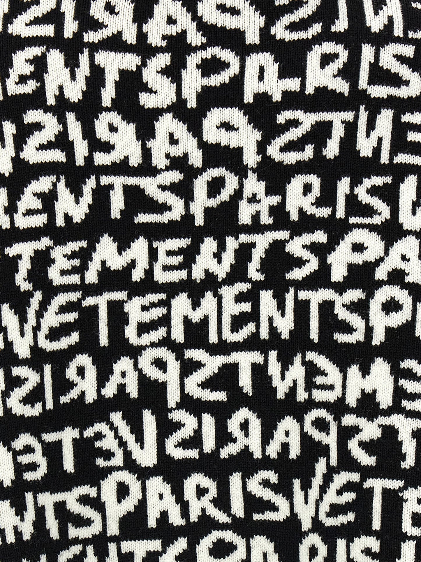 'Vetements Paris Monogram' cropped sweater Sweater, cardigans