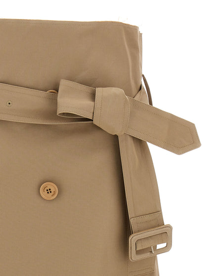 'Deconstructed Trenchcoat' skirt Skirts