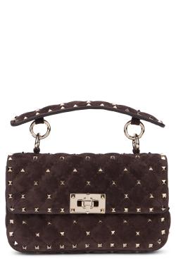 Valentino Garavani Rockstud Spike small handbag in suede