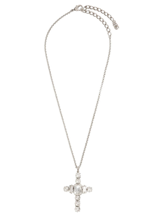 Rhinestone cross necklace Jewelry
