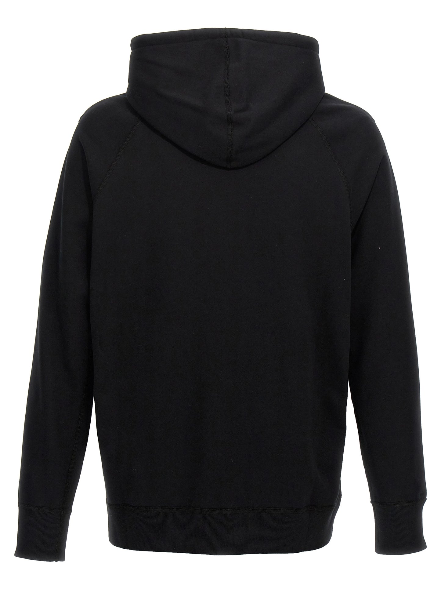 Jacquard insert hoodie Sweatshirt