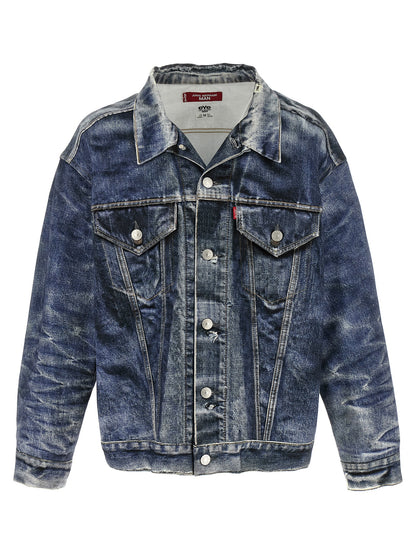 Junya Watanabe x Levi's® denim effect jacket Down jacket, Parka, Casual jackets
