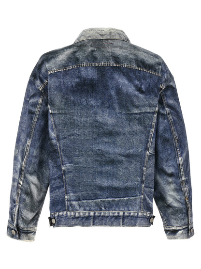 Junya Watanabe x Levi's® denim effect jacket Down jacket, Parka, Casual jackets